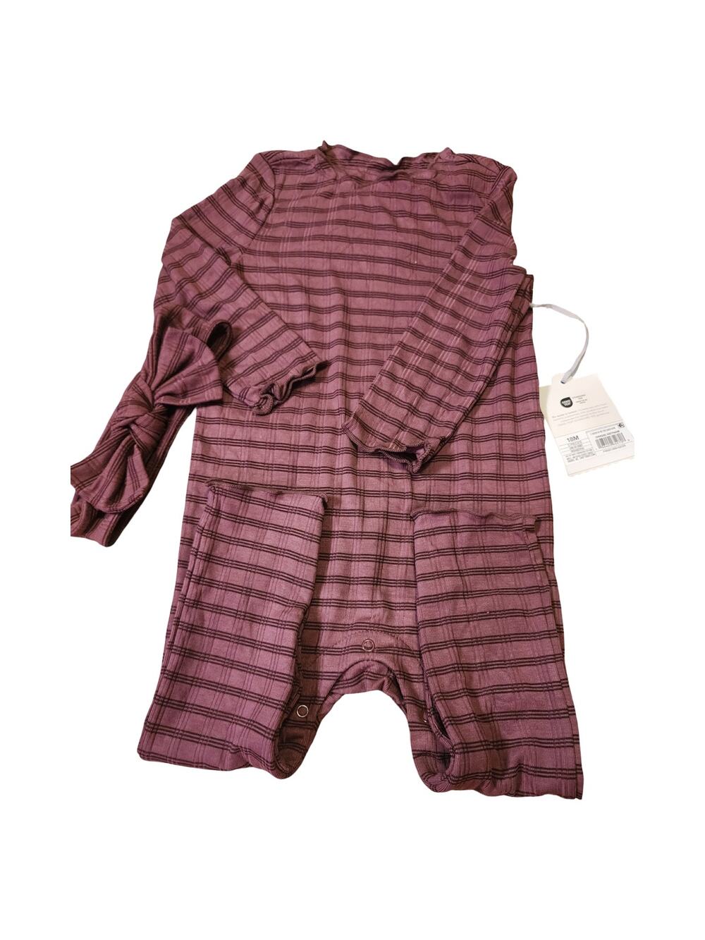 Cloud Island girls Romper and head wrap 18M
